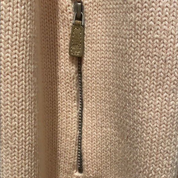 Lauren pink or brown sweater zip cardigan - Picture 3 of 11